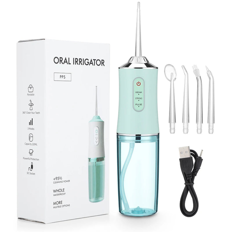 Irrigador oral portátil  USB Recarregável