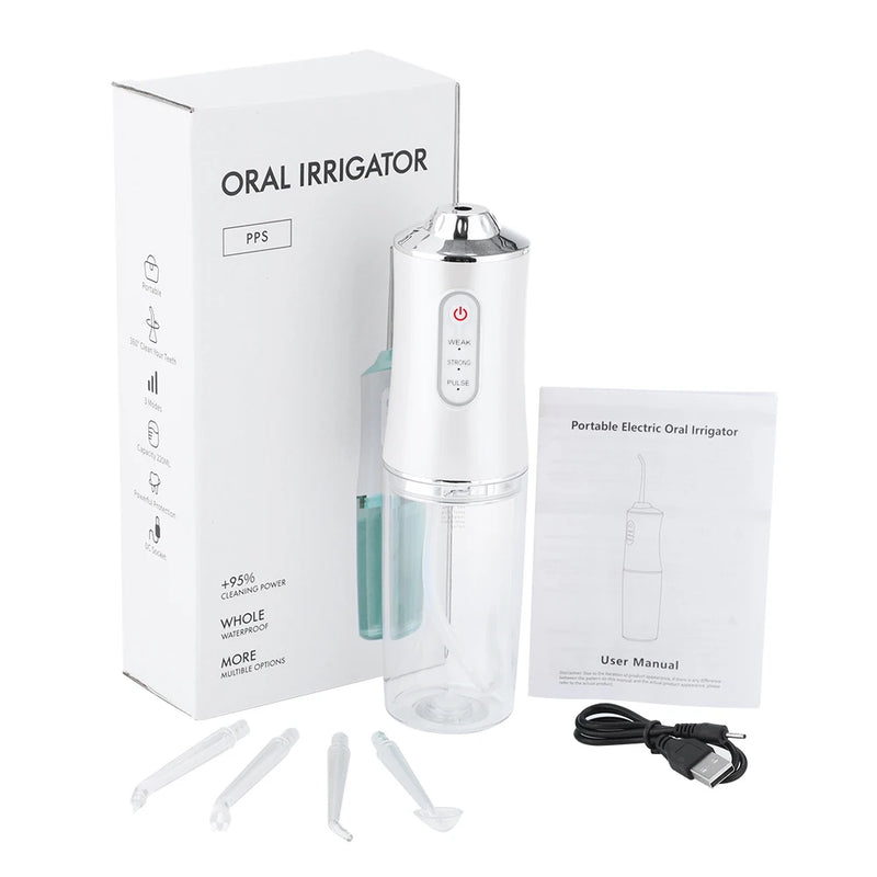 Irrigador oral portátil  USB Recarregável